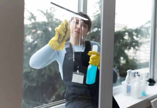 Nettoyage de vitres intérieures et extérieures à Trébrivan